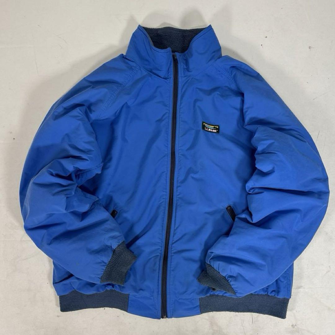 XL 80〜90s llbean ウォームアップジャケット ブルー