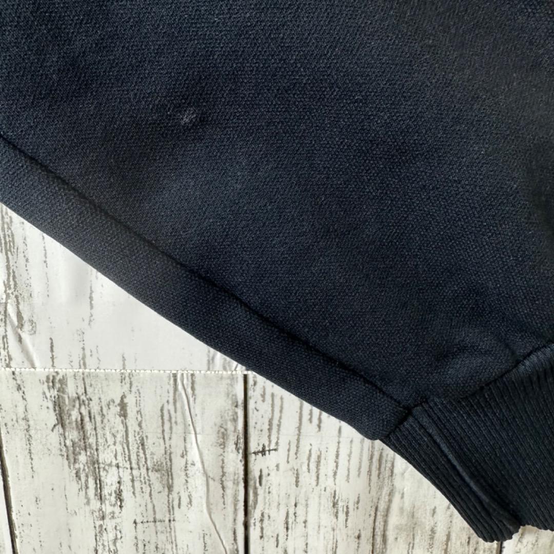 【超希少】アディダス デサント ジャージ 黒 オレンジ 6号 XL トレフォイル