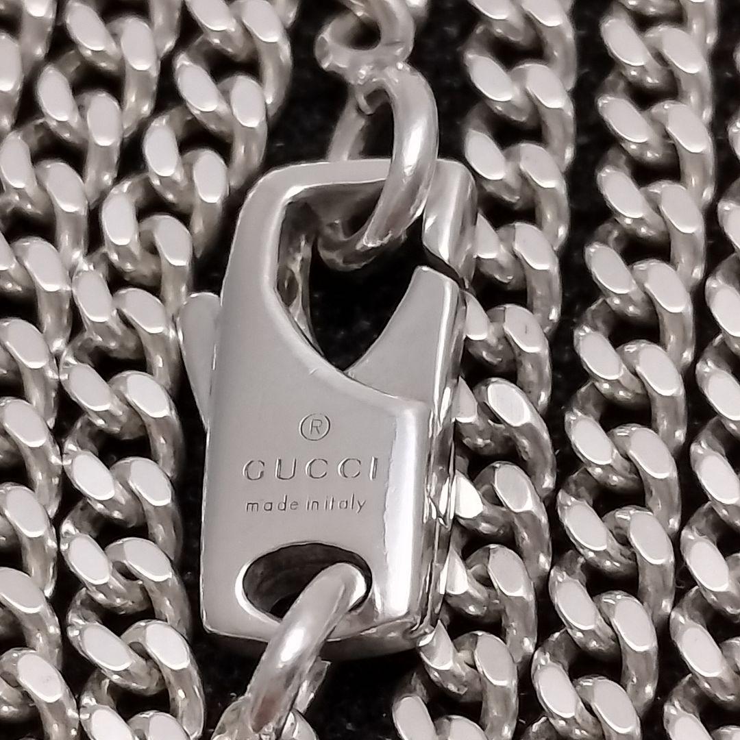 GUCCI グッチ ネックレス 55cm 定番 チェーン 喜平 シルバー GUCCI グッチ ネックレス 55cm 定番 チェーン 喜平 シルバー
