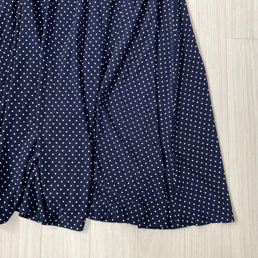 ♢【ベルト付】ローレンラルフローレン ポルカドット ドレス