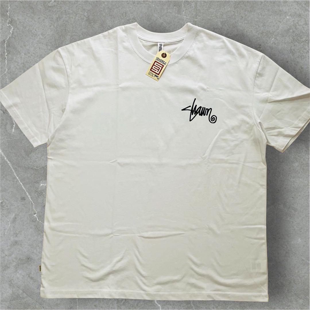 L】S/Double エスダブル Tシャツ メンズ 半袖 【国内未発売】白