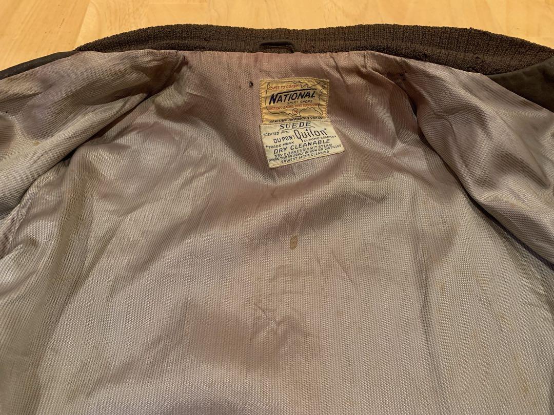 VINTAGE SERVAL 短丈　古着　USA レザージャケット　excelled