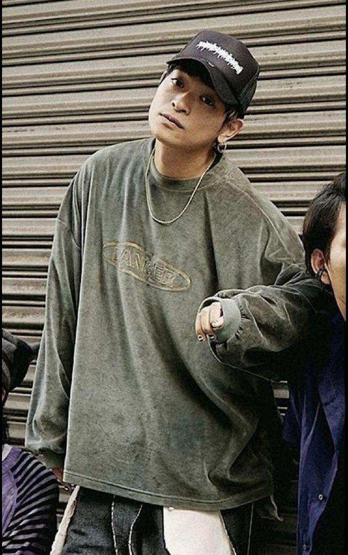 BlackEyePatch×TIGHTBOOTH ベアロ生地ロンT MUZEトップス