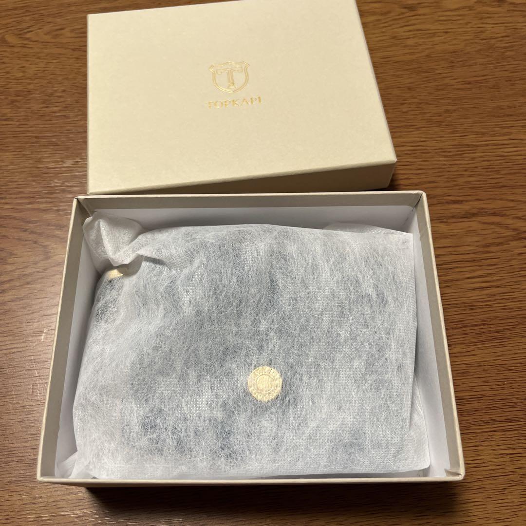 TOPKAPI ライトブルー 三つ折り財布