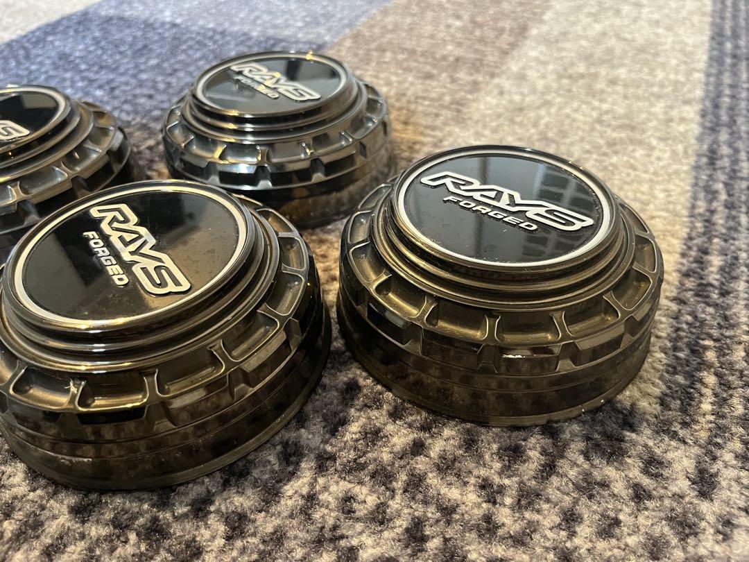 RAYS FORGED センターキャップ 4個セット　1シーズン使用