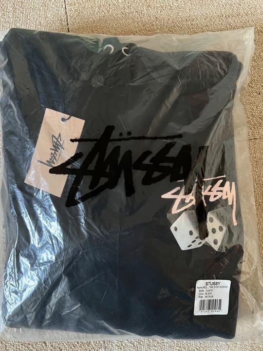 新品】stussy スウェットパーカー サイズXL ブラック サイコロ - メルカリ