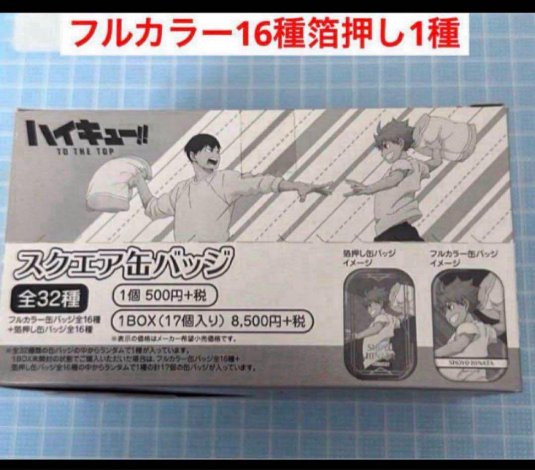 ハイキュー　フルカラー 箔押し　缶バッジ　遠征　ユニフォーム　1BOX DJV ハイキュー!! 切り絵シリーズ vol.5 箔押し和紙缶バッジ - 株式
