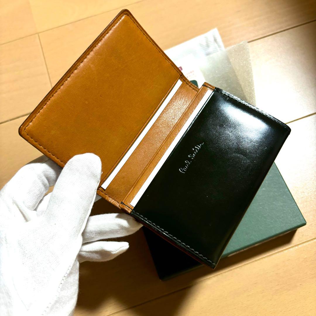 超激レア Paul Smith 名刺入れ 日本製 コードバン 初代コード 超激レア Paul Smith 名刺入れ 日本製 コードバン 初代コード