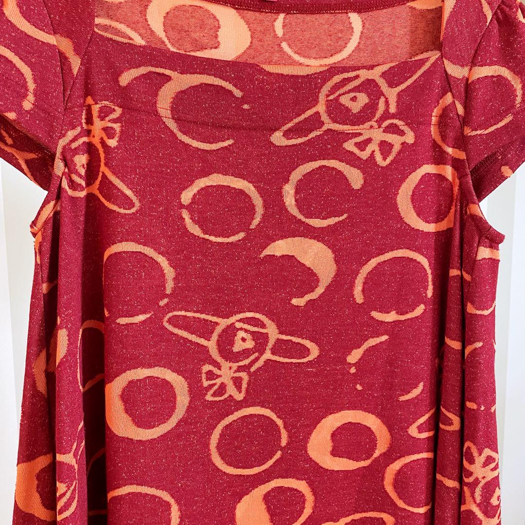Sp8【美品】ヴィヴィアン Vivienne Westwood ワンピース 半袖