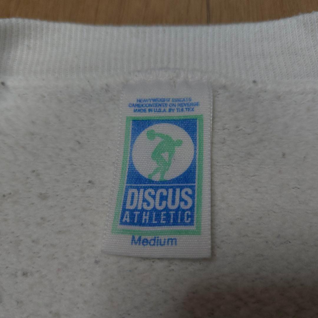 80sDISCUS PUBLIC ENEMYビッグプリントスウェットトレーナー