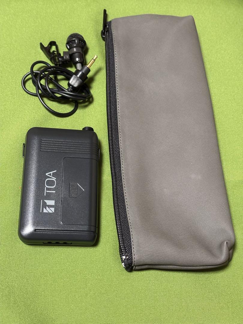 C.TOA 　WM-1320　新古品　 タイピン型ワイヤレスマイク　予備機