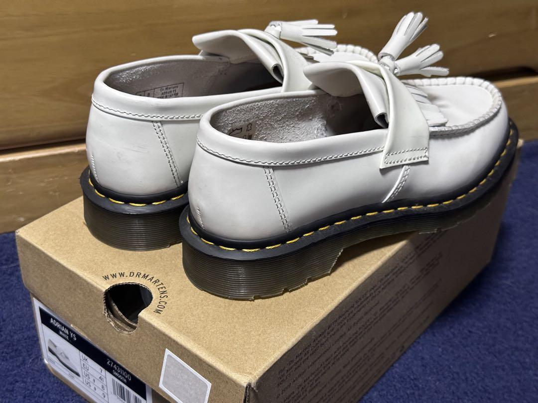 靴 dr.martens ADRIAN WHITE 26cm