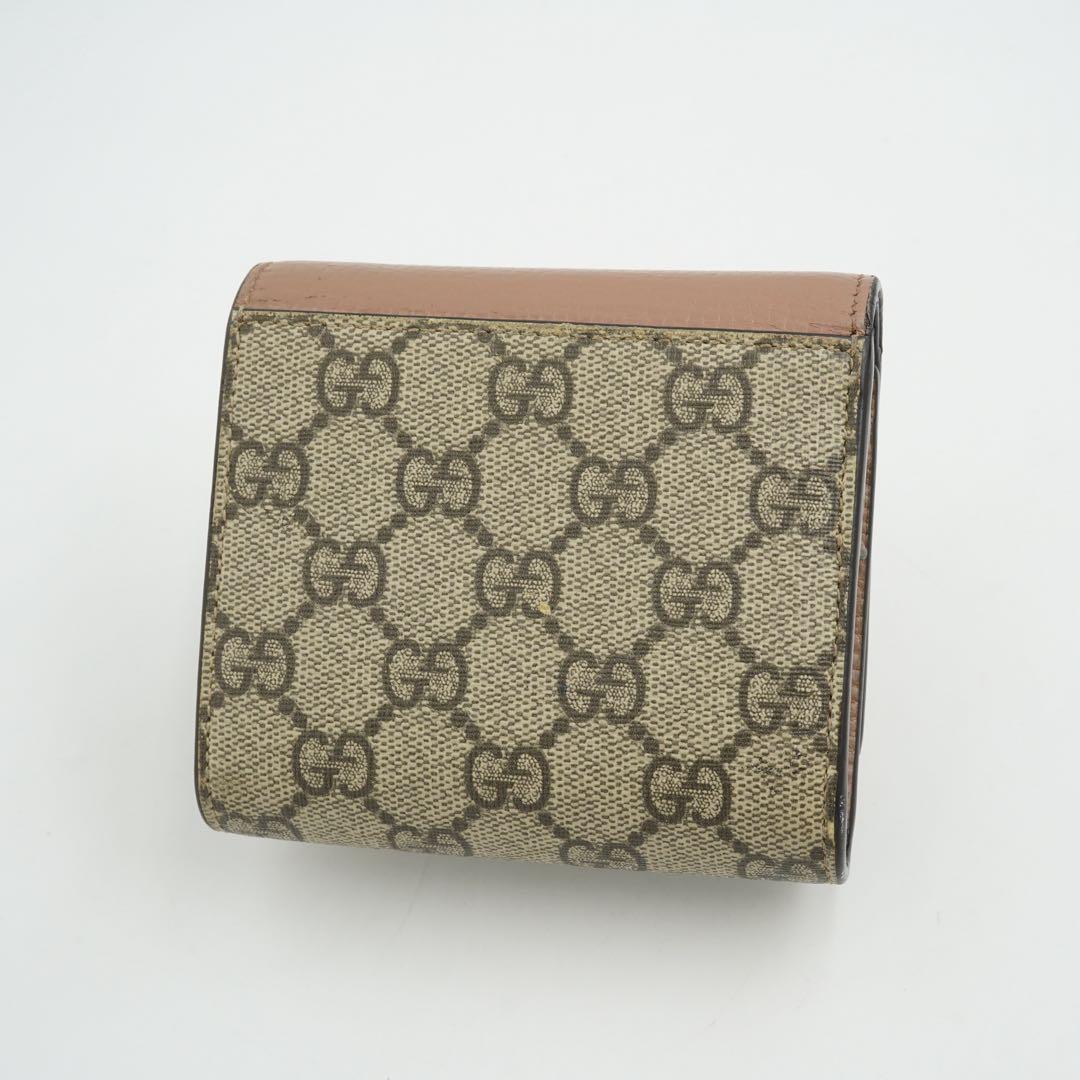 ✨極美品✨ 希少 グッチ 二つ折り マーモント GGスプリーム オンライン限定 ✨極美品✨ 希少 グッチ 二つ折り マーモント GGスプリーム オンライン限定