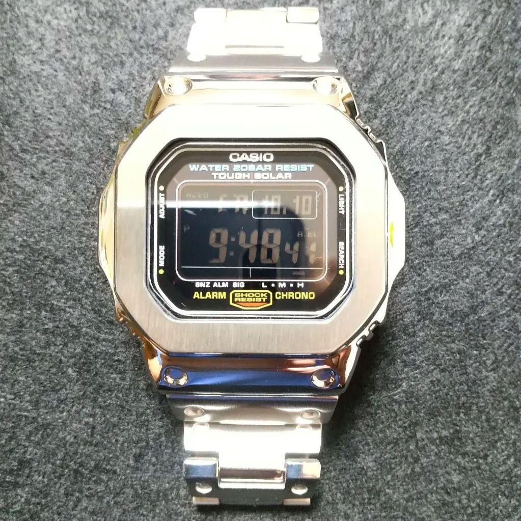 セーター 電波ソーラーにカスタム G-SHOCK G-5600 フルメタル 結婚