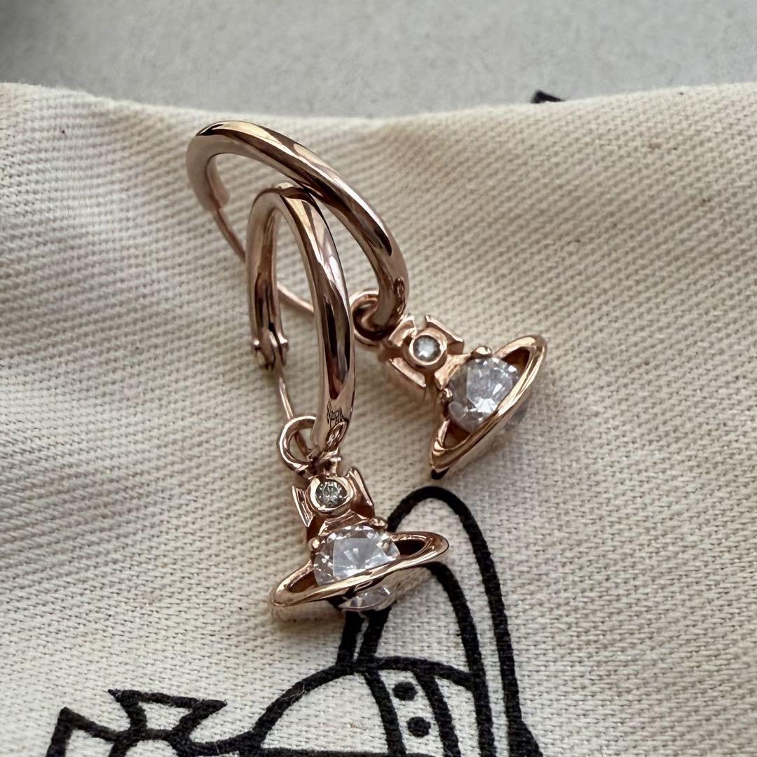 未使用正規品925製VivienneWestwood オーブ/フープピアス - メルカリ