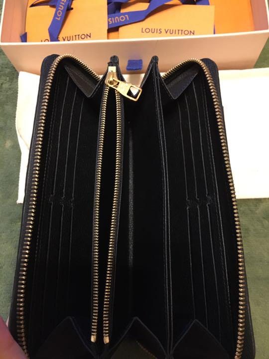 LOUIS VUITTON ルイ.ヴィトン 黒長財布 超美品 LOUIS VUITTON ルイ.ヴィトン 黒長財布 超美品