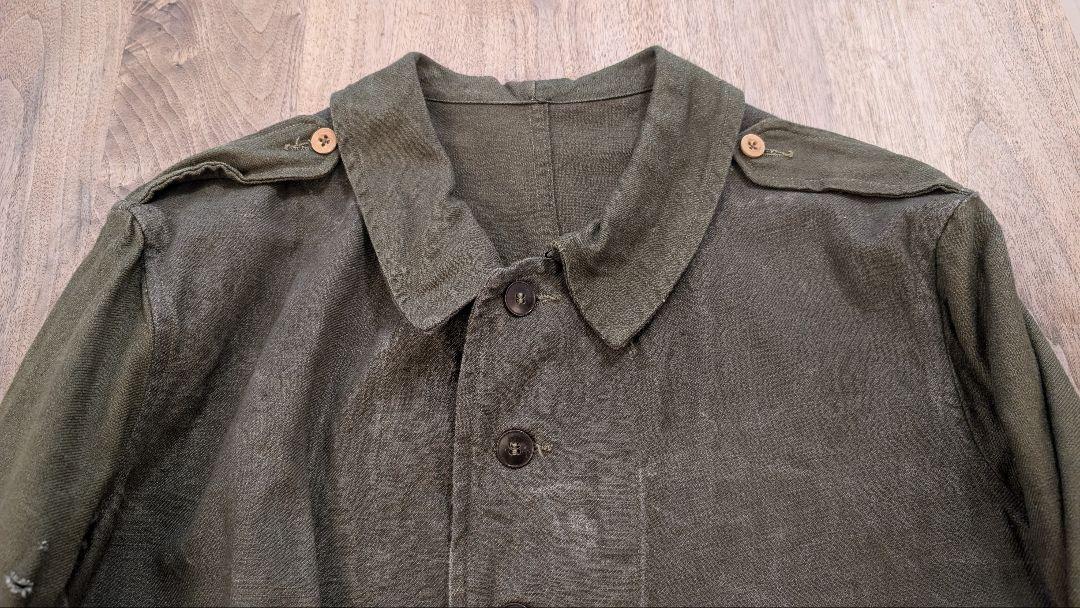 Special 1940S フランス軍M38ボージョンジャケット リネン 珍個体