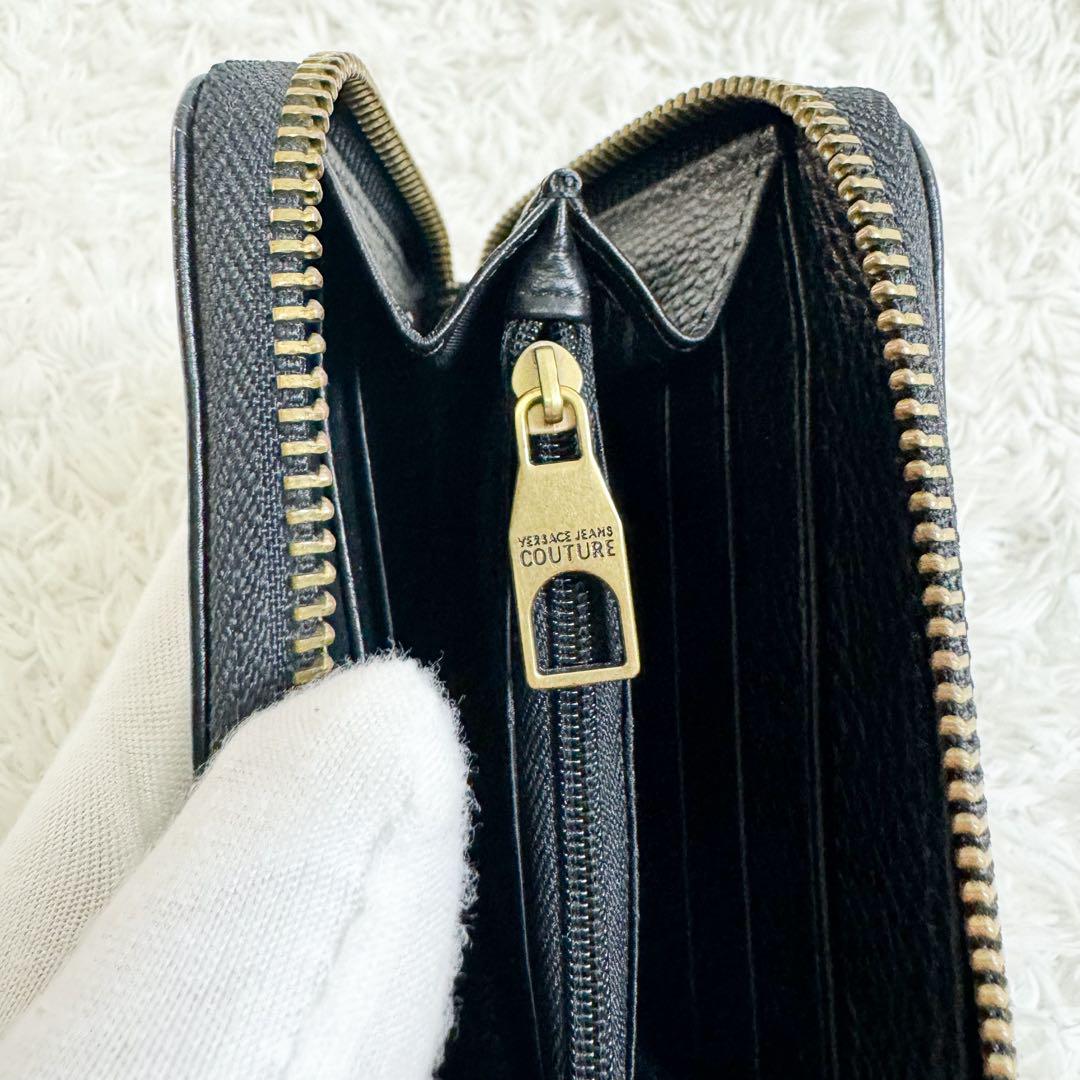 美品】VERSACE JEANS COUTURE 折財布 ラウンドファスナー - メルカリ