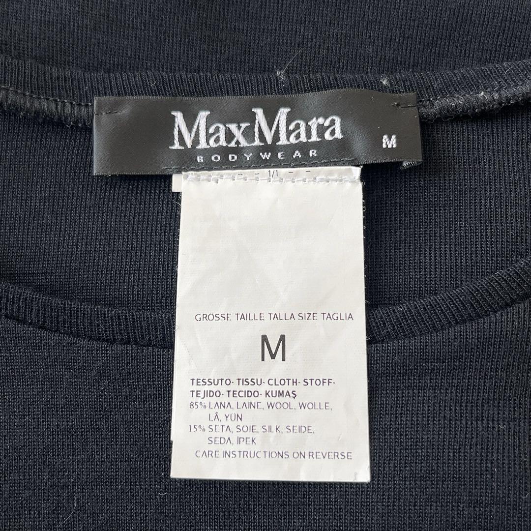 美品☆MaxMara☆最高級ライン 希少 黒タグ シルク混 薄手ニット