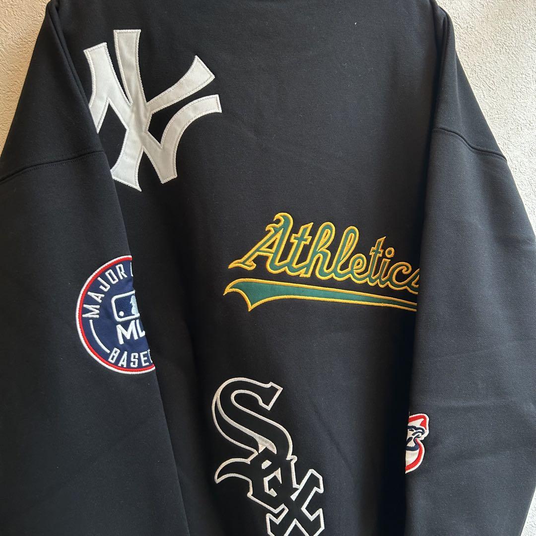 新品】MLB ヤンキース トレーナー スウェット 刺繍ロゴ XL