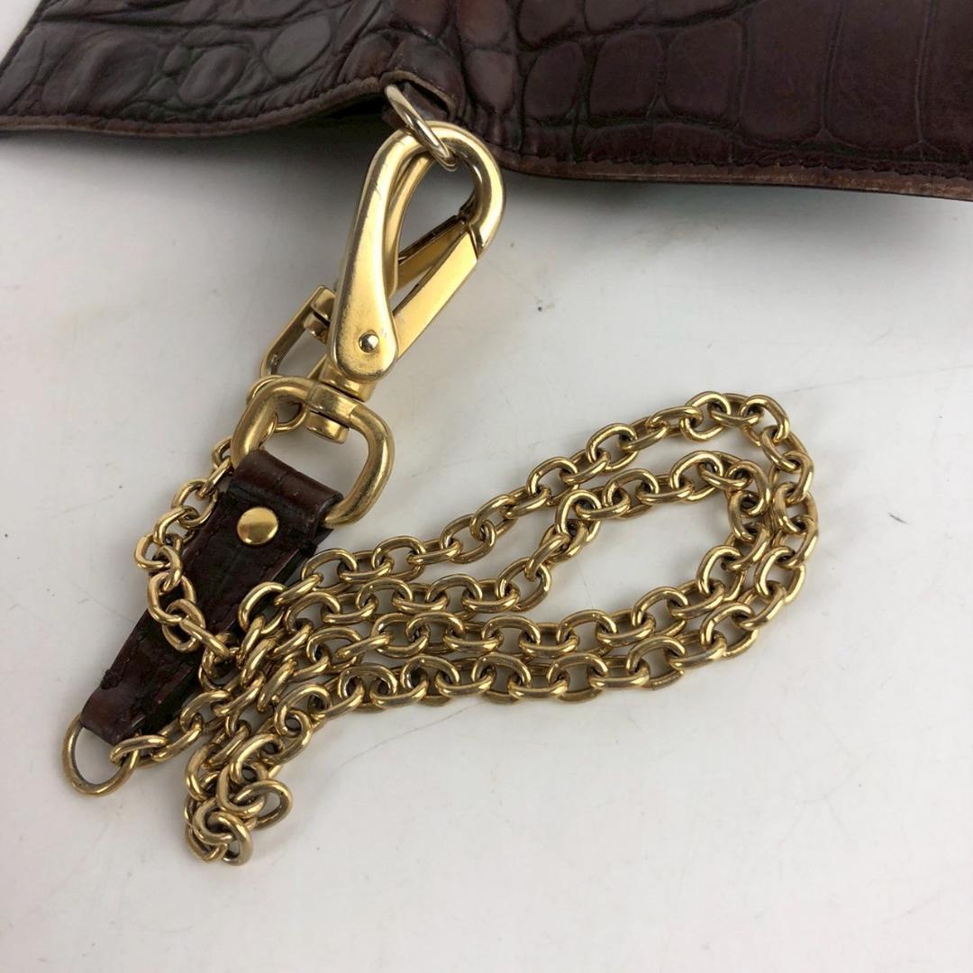 MIUMIU ミュウミュウ チェーンウォレット ブラウン レディース ブランド