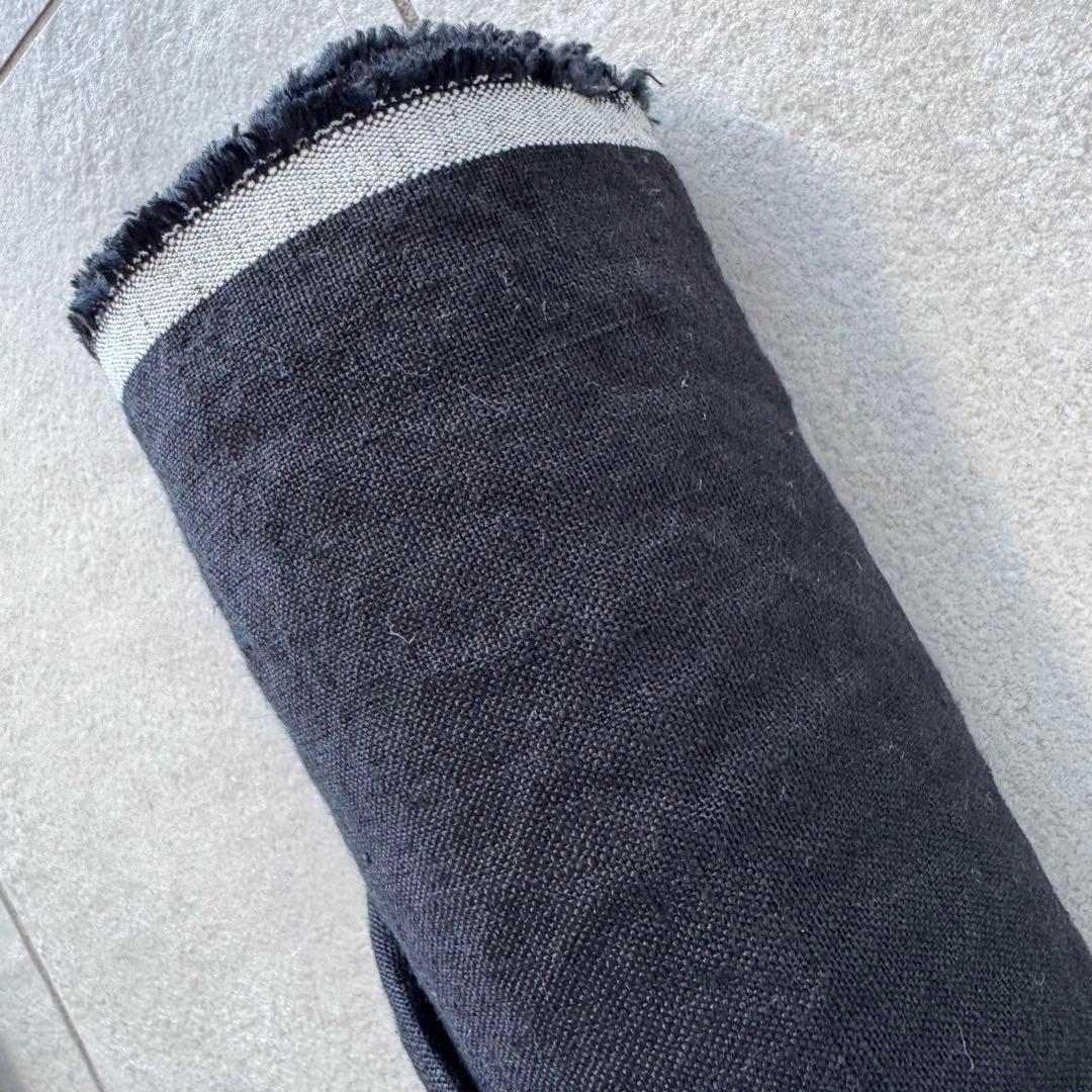 ２５リネン生地【２.５ｍ×１１６ｃｍ巾】水通し不用リネン100洗いざらしリネン黒 mdprevattcaulkingandwaterproofing.com