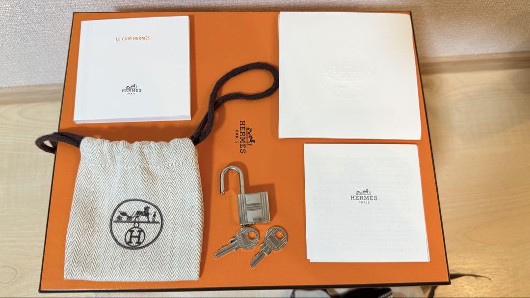 HERMES ピコタンロック PM エトゥープ シルバー金具 Z刻印