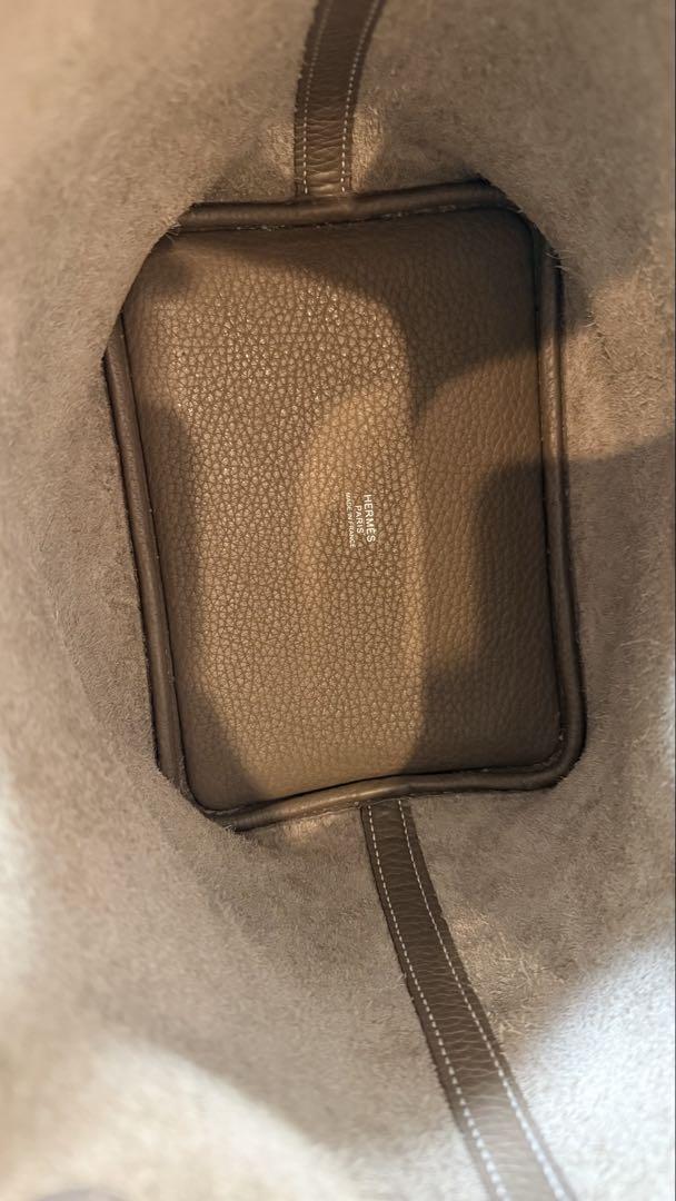 HERMES ピコタンロック PM エトゥープ シルバー金具 Z刻印