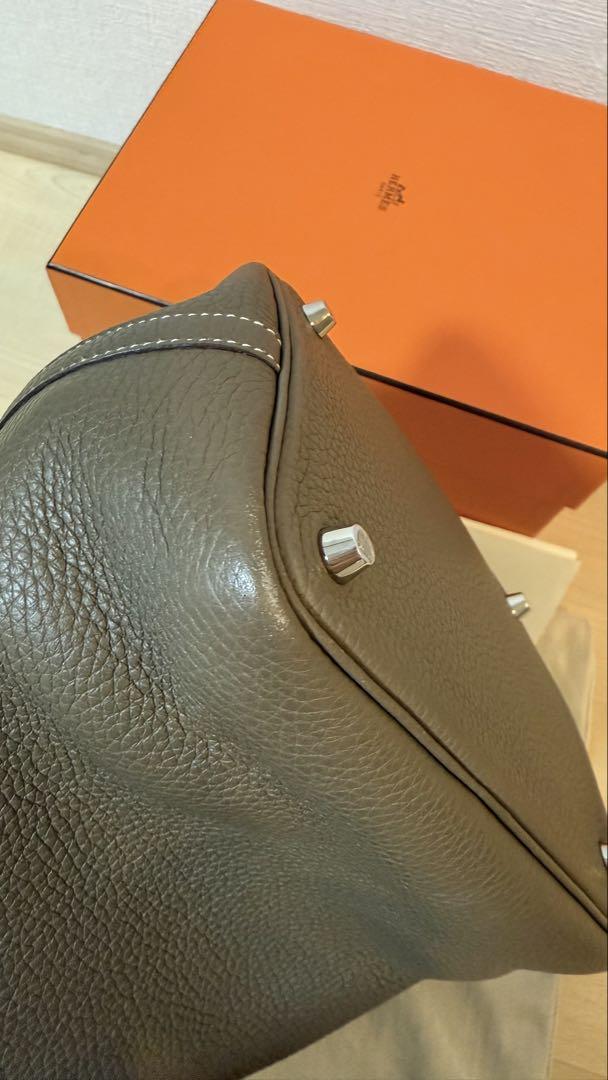 HERMES ピコタンロック PM エトゥープ シルバー金具 Z刻印