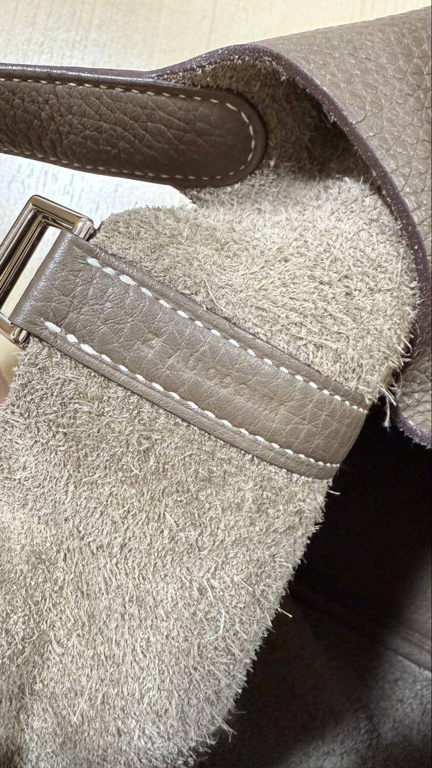 HERMES ピコタンロック PM エトゥープ シルバー金具 Z刻印