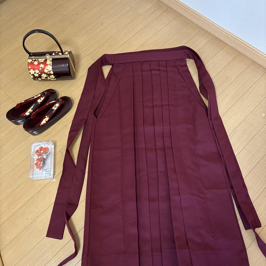 振袖、赤袴　9点セット
