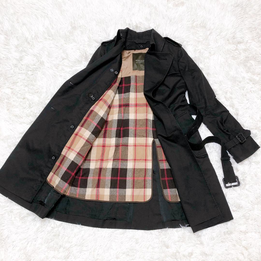 MACKINTOSH LONDON ブラック トレンチコート 38