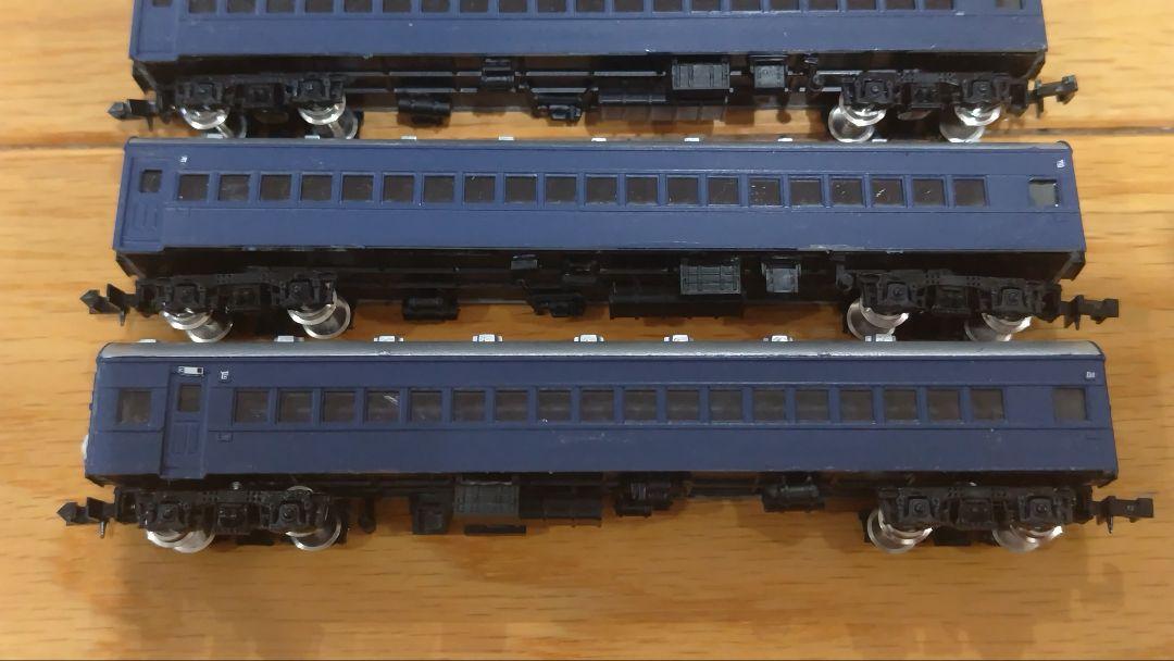 Nゲージ】C62蒸気機関車🚂の客車「スハ44系 特急はと」が入線