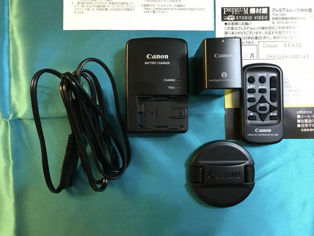 【再値下げ】Canon XF400 4K 業務用ビデオカメラ本体（新品、未使用）