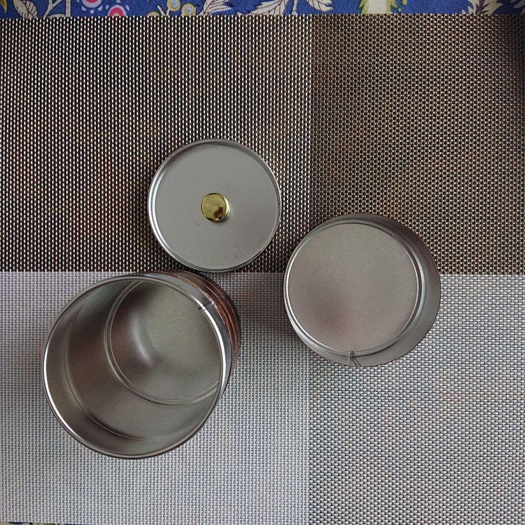【未使用】桜皮細工 樺細工  茶筒