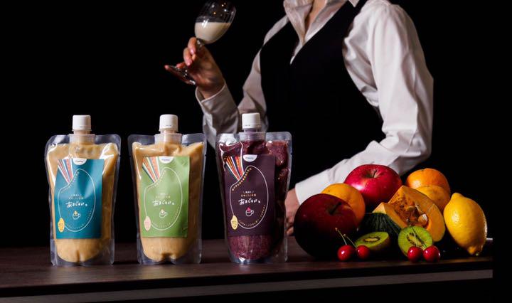 玄米甘酒（6個）粒あり:米麹、無農薬、自然栽培、砂糖不使用、７号食 、酵素