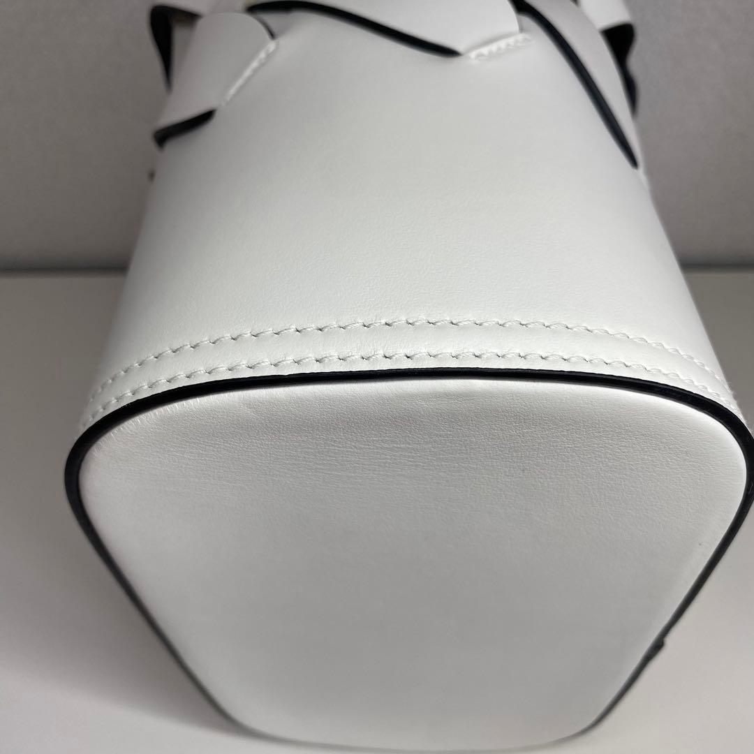 PRADA プラダ 編み込み レザー ハンドバッグ