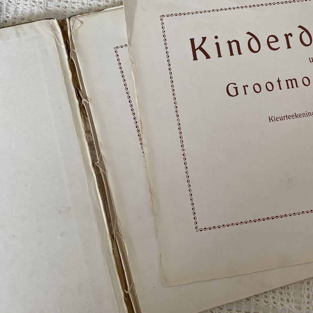 【希少】1922年Rie Cramer オランダの古いおうたの絵本 洋書 古書