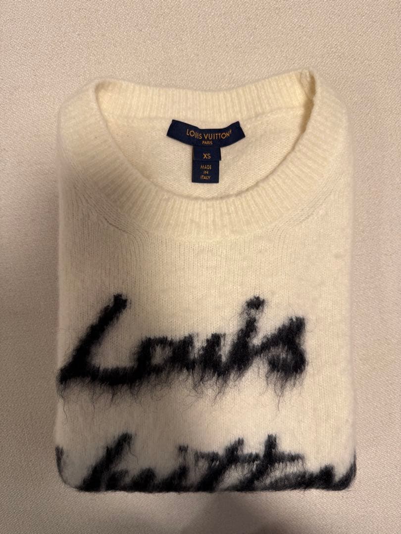 LouisVuitton ブラッシュドニットトップ　XS