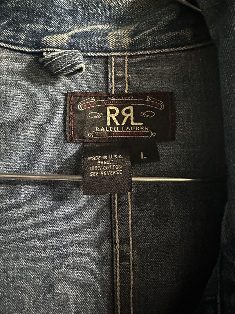 希少　RRL デニムジャケット Lサイズ デニムブルー