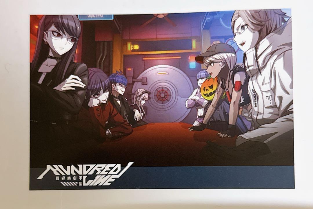 3個 アニプレックス特典 ポストカードセット HUNDREDLINE最終防衛学園 ポストカード HUNDRED LINE 最終防衛学園 特典 面影歪 蒼月 雫原