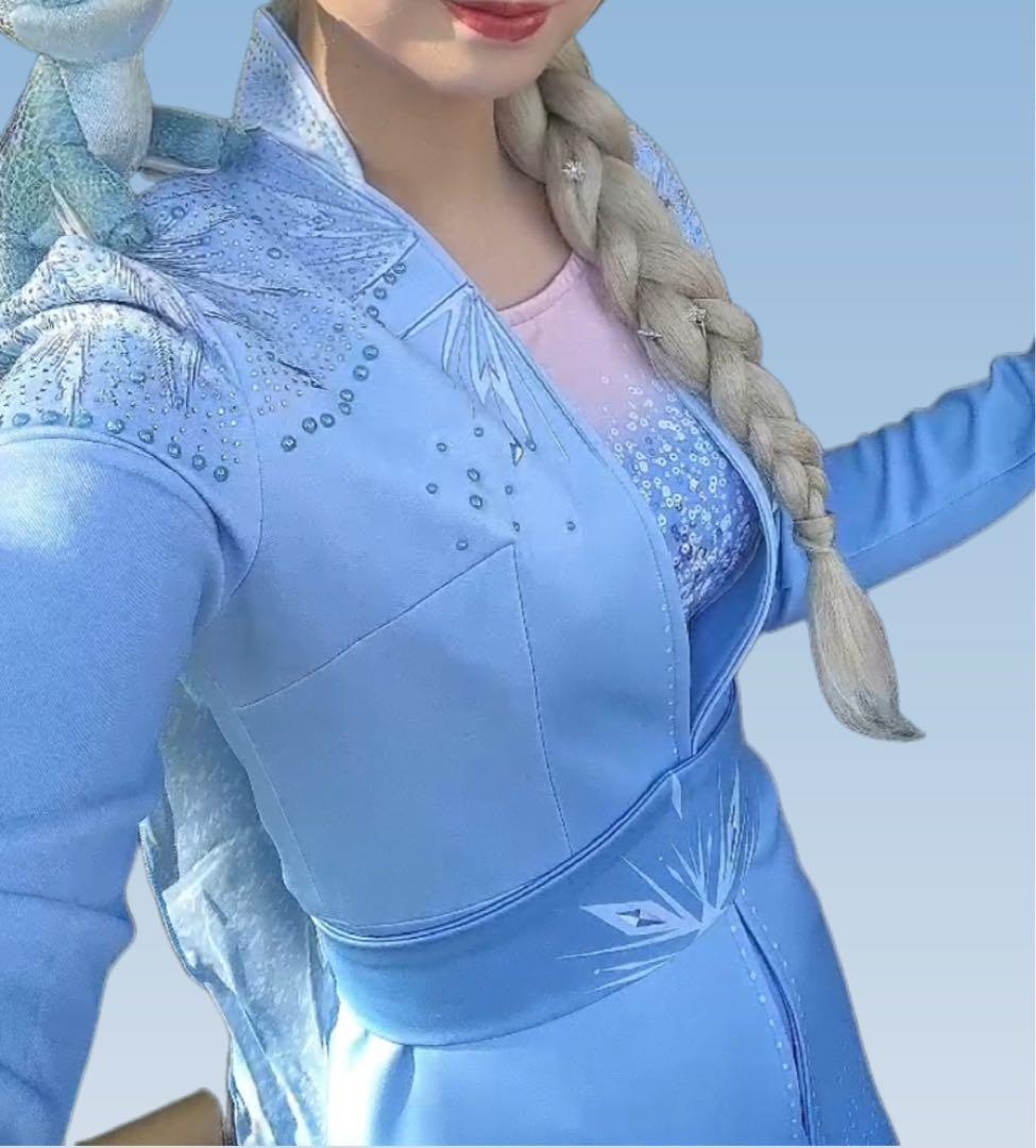 アナ雪2 エルサコスプレ衣装 dハロ ディズニー アナと雪の女王2 エルサ アドベンチャー ドレス Dハロ 衣装