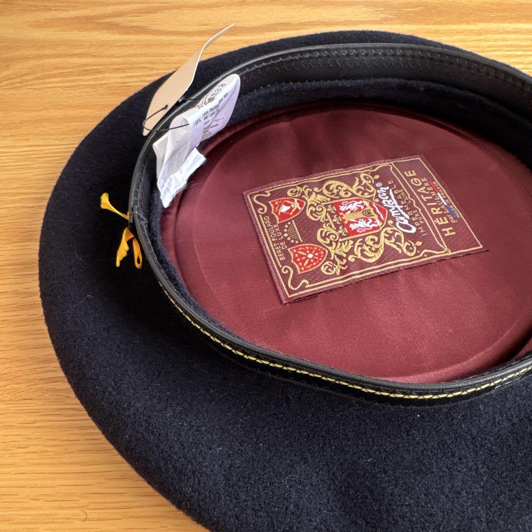 ★ HERITAGE par LAULHÈRE ロレール ベレー帽ダークネイビー