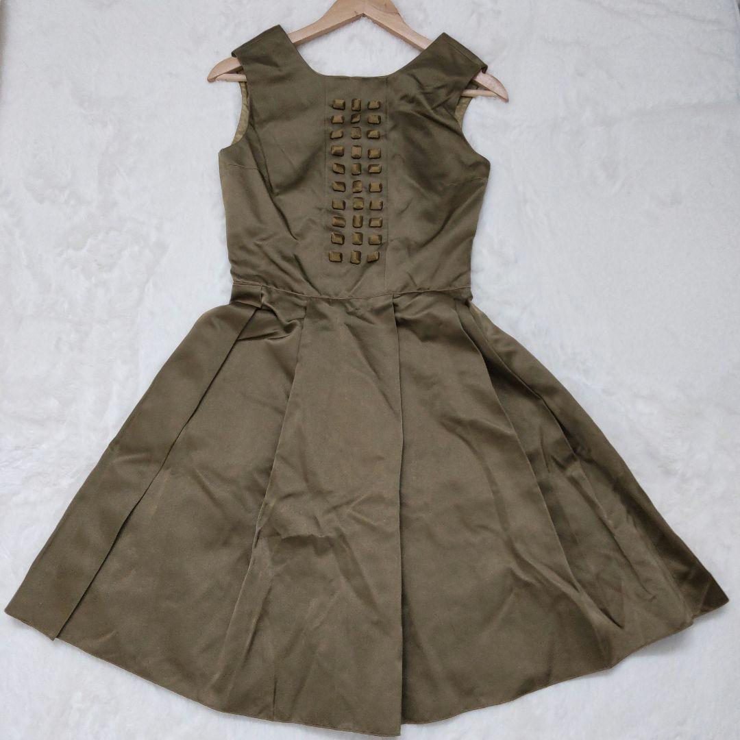 ブランドのギフト 【タグあり】JIL SANDER NAVY シルク100%Aライン