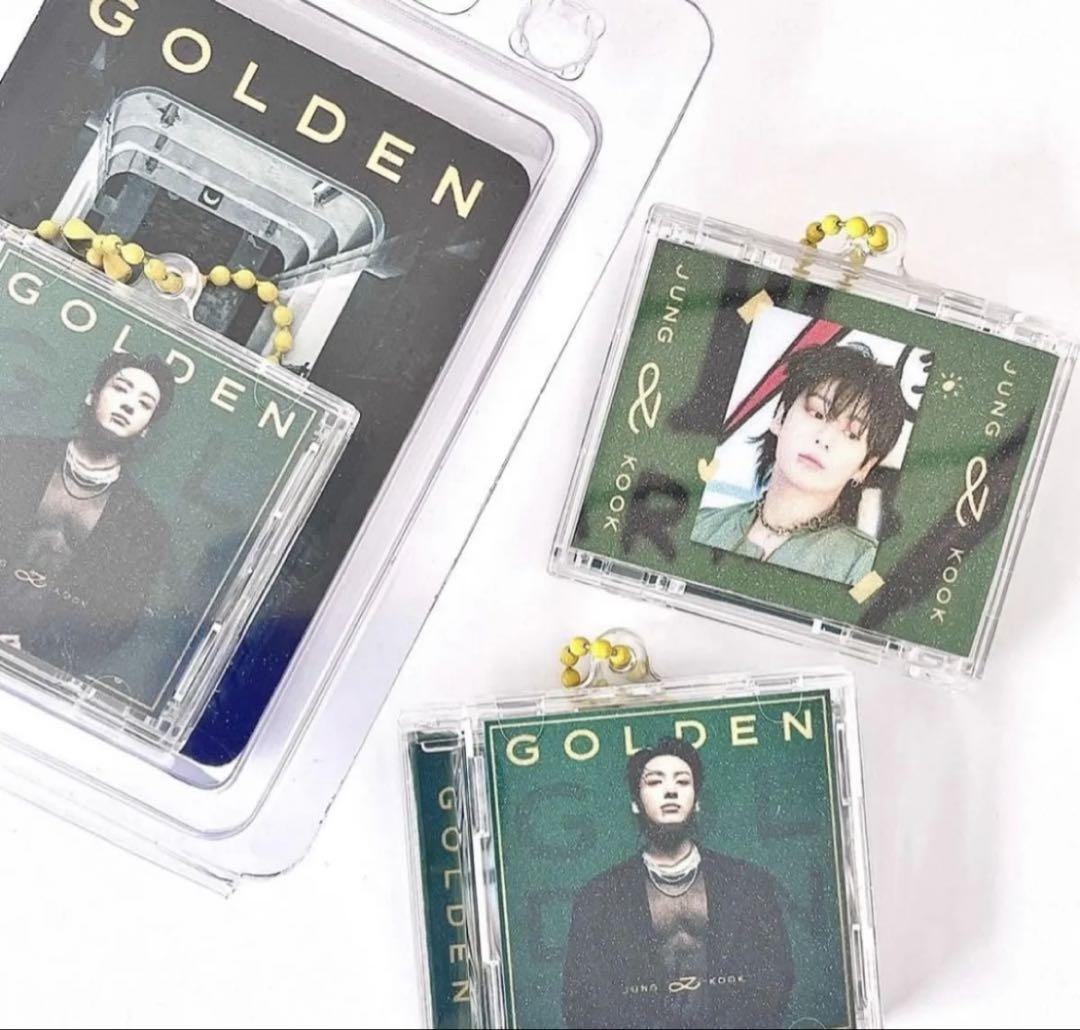 BTS ジョングクCD「GOLDEN」カプセルアルバムキーホルダー BTS ジョングクCD「GOLDEN」カプセルアルバムキーホルダー