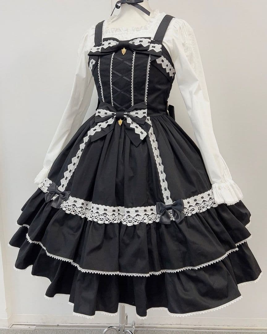 メアリーはしごレースJSK プラスサイズXL(LL)・metamorphose