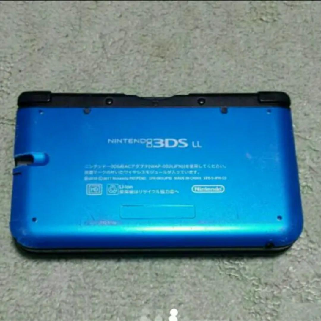 ニンテンドー3DS LL ブルー ブラック - メルカリ