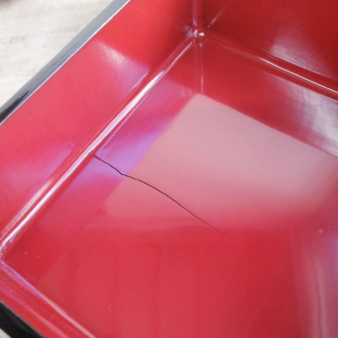 骨董　蒔絵　重箱　牡丹の図　木製　漆器　四段重　箱