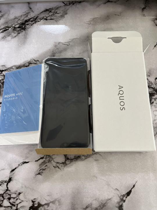 AQUOS wish2 スマートフォン チャコール AQUOS wish2 チャコール 64 GB Y!mobile - スマートフォン本体新