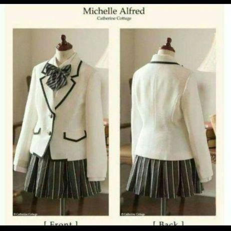 【美品】キャサリンコテージ　160　卒服　卒業式　セレモニー　フォーマルスーツ白